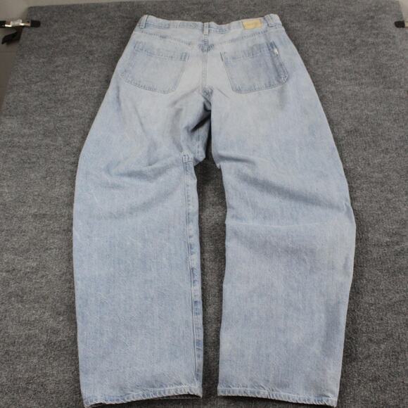 Adriano Goldshmied Jeans Women 32 Mercer Cuffed High Rise Barrel Wide Leg Baggy - Picture 7 of 16